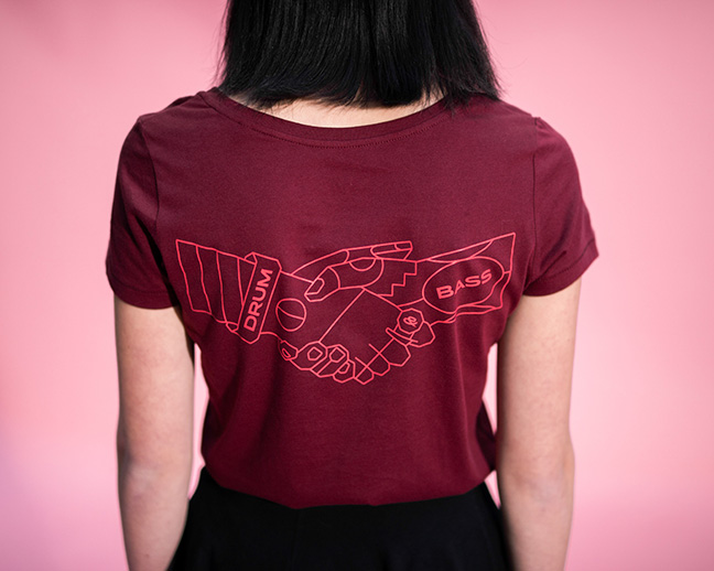 Woman Drum’n’Bass t-shirt